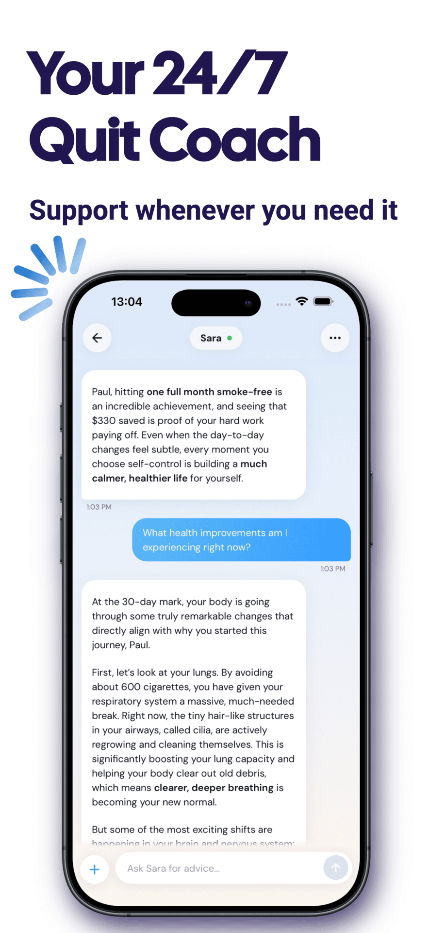 QuitNic app: Talk to your AI quit coach