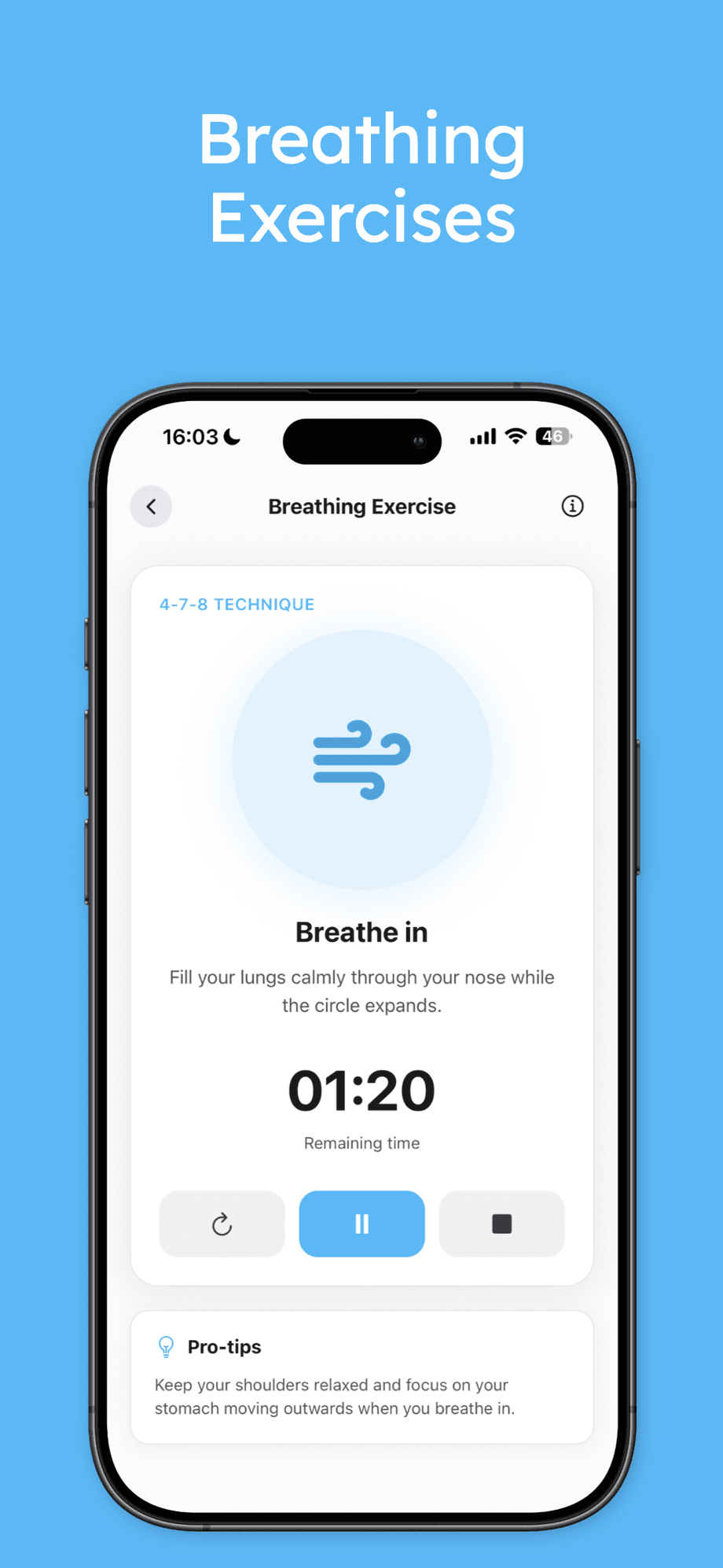 QuitNic app screenshot: Ride out any urge